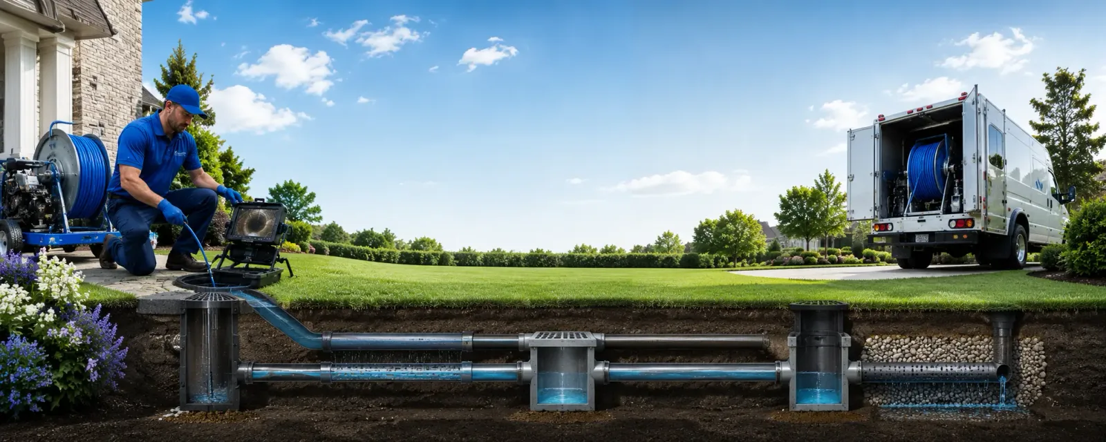Outdoor drain cleaning information for Frazer, MT